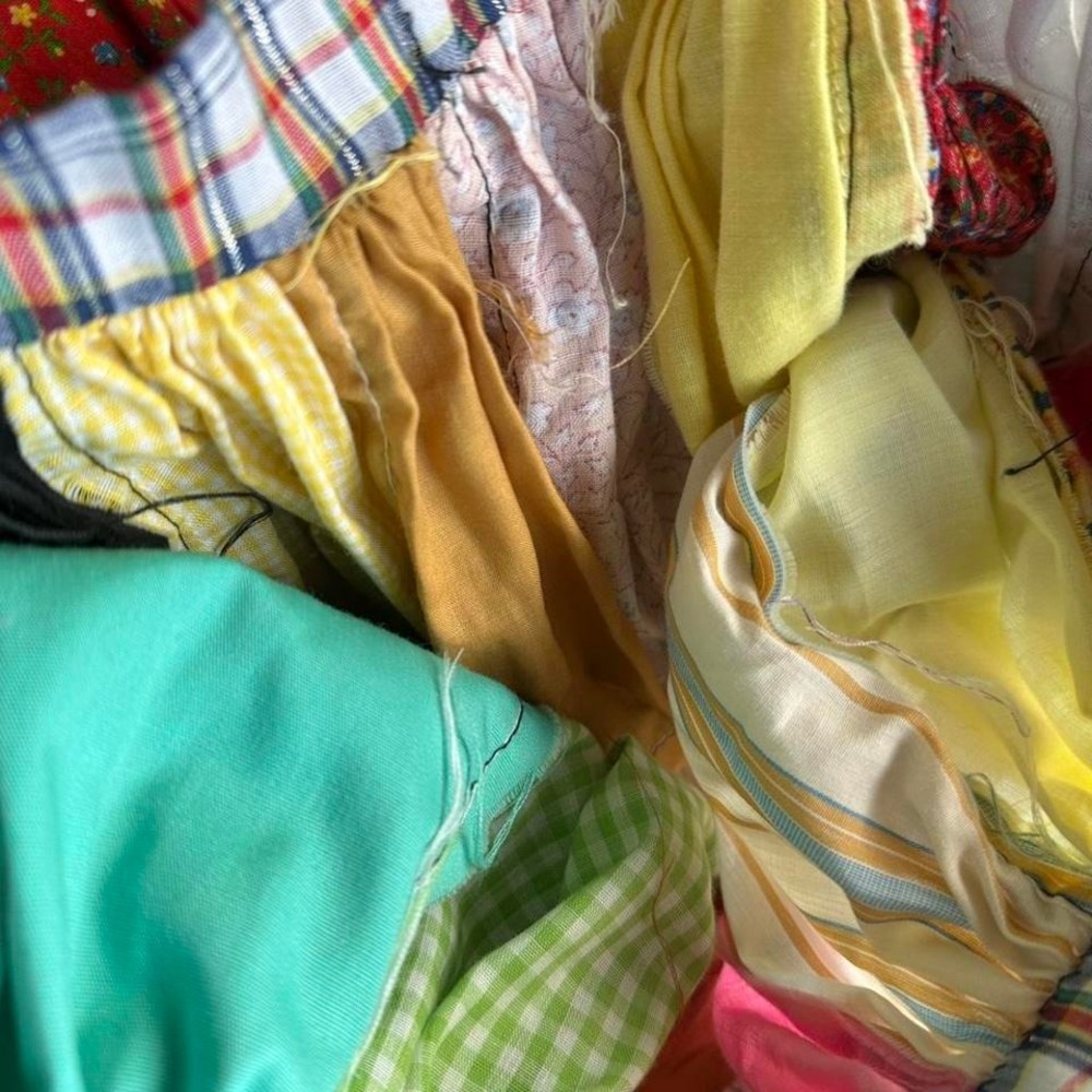 Square Dancing Multicoloured Patchwork Skirt With… - image 8